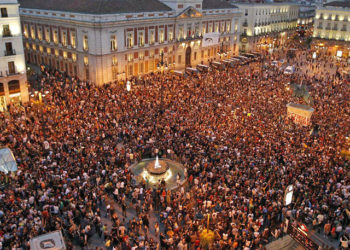 Multidão na Praça de Madri, em 2011, mudou os rumos da classe política espanhola e deu origem ao Podemos