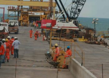 Porto do Açu, em São João da Barra, no Norte Fluminense