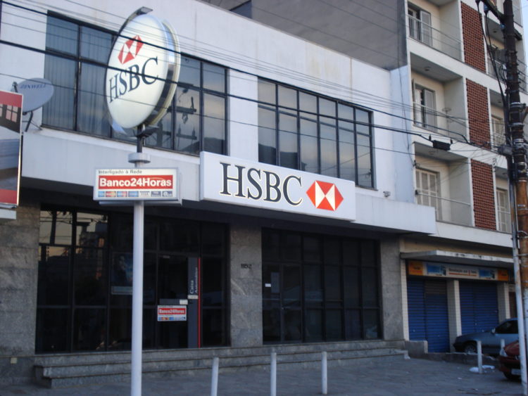Uma das agências do HSBC no Brasil