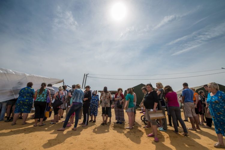 Refugiados na Ucrânia