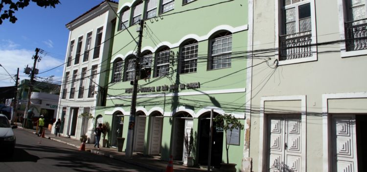 Fachada da Prefeitura de São João da Barra, no Norte Fluminense