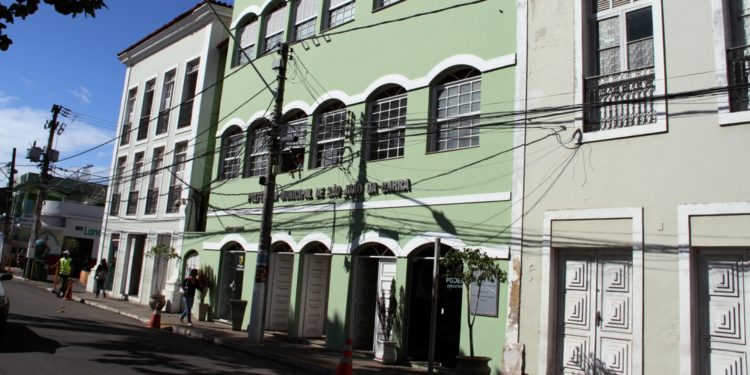 Fachada da Prefeitura de São João da Barra, no Norte Fluminense
