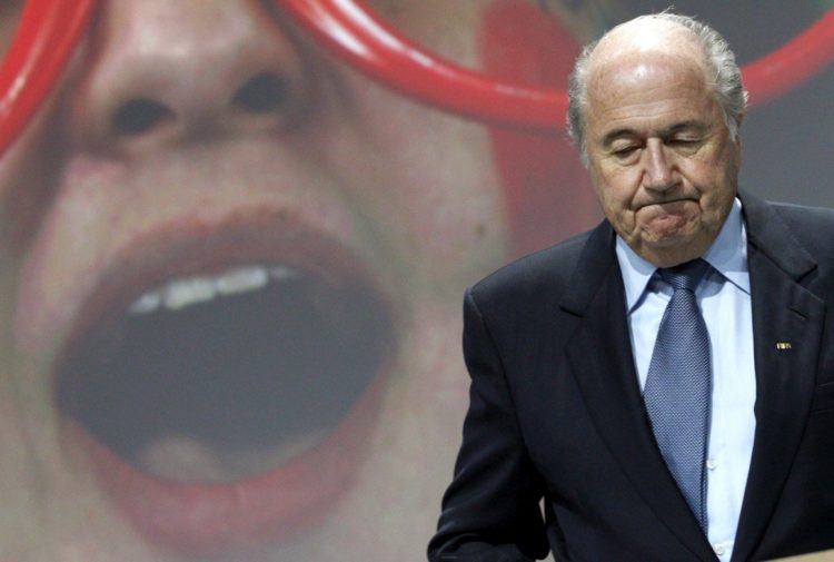 Joseph Batter, ex-poderoso da Fifa que foi afastado em função após a prisão de dirigentes da Federação
