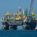 Plataforma da Petrobras em alto mar