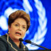 Rio de Janeiro - Presidenta Dilma Rousseff e o secretário-geral da Organização das Nações Unidas (ONU), Ban Ki-moon, durante cerimônia de encerramento da Conferência das Nações Unidas sobre Desenvolvimento Sustentável, a Rio+20