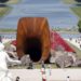Obra de arte na França lembra uma vagina