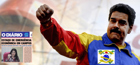 Venezuelan President Nicolas Maduro raises his fist during a May Day rally in Caracas on May 1, 2014. AFP PHOTO/FEDERICO PARRA (Photo credit should read FEDERICO PARRA/AFP/Getty Images)