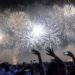 Rio de Janeiro - 16 minutos de fogos de artifício na Praia de Copacabana durante o reveillon do Rio de Janeiro (Alexandre Macieira/Riotur)