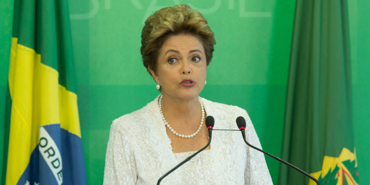 Brasília- DF 02-10-2015 Foto Lula Marques/Agência PT Presidenta, Dilma, durante declaração da reforma administrativa do governo federal.