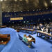 Plenário do Senado durante sessão deliberativa.