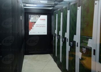 Rio de Janeiro - A Coppe/UFRJ inaugura o supercomputador Lobo Carneiro, o mais potente instalado em uma universidade federal do país (Tomaz Silva/Agência Brasil)