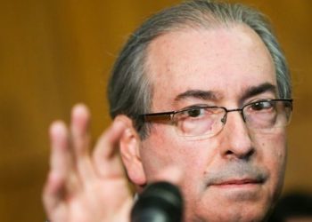 Brasília -O presidente afastado da Câmara, Eduardo Cunha (PMDB-RJ), renunciou há pouco à presidência da Casa (Marcelo Camargo/Agência Brasil)