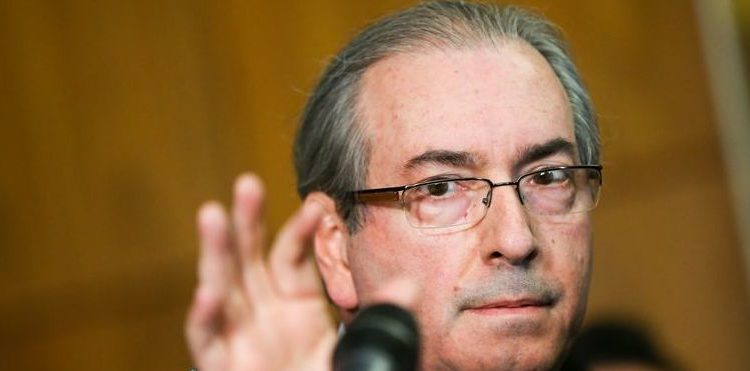 Brasília -O presidente afastado da Câmara, Eduardo Cunha (PMDB-RJ), renunciou há pouco à presidência da Casa (Marcelo Camargo/Agência Brasil)