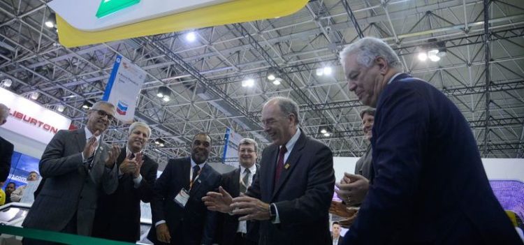 Rio de Janeiro - O presidente da Petrobras, Pedro Parente participa da abertura do stand da empresa na  feira Rio Oil & Gas 2016 na Barra da Tijuca, zona oeste da capital fluminense. (Tomaz Silva/Agência Brasil)