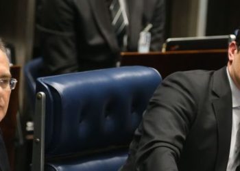 Brasília - O juiz federal Sérgio Moro, durante o debate temático no plenário do Senado sobre o Projeto de Lei 280/2016. (Antonio Cruz/ Agência Brasil)