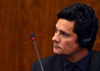 São Paulo - O juiz Federal Sérgio Moro participa do simpósio Lava Jato e Mãos Limpas, realizado no auditório do Ministério Público Federal (Rovena Rosa/Agência Brasil)