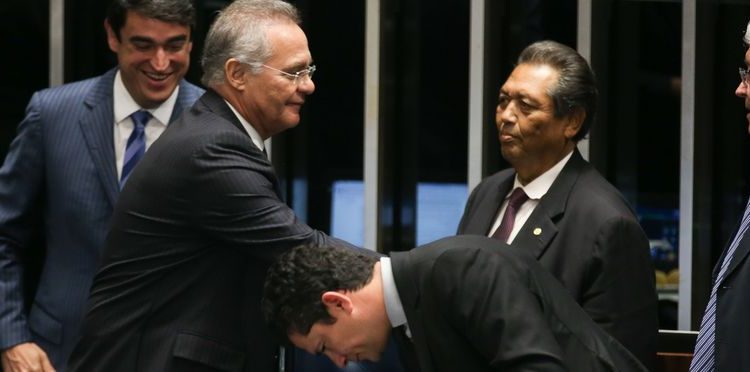 Brasília - O juiz federal Sérgio Moro, durante debate temático no plenário do Senado do Projeto de Lei 280/2016, sobre abuso de autoridade (Fabio Rodrigues Pozzebom/Agência Brasil)