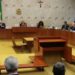Brasília - O Supremo Tribunal Federal realiza sessão plenária, para julgar a liminar concedida pelo ministro Marco Aurélio Mello, que afastou do cargo o presidente do Senado, Renan Calheiros (Jose Cruz/Agência Brasil)