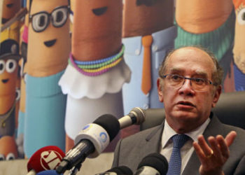 Ministro Gilmar Mendes, durante entrevista coletiva para apresentar panorama do Programa de Identificação Biométrica 2017-2018,  no TRE-SP. São Paulo-SP, 13/03/2017Foto: Roberto Jayme/Ascom/TSE