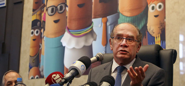 Ministro Gilmar Mendes, durante entrevista coletiva para apresentar panorama do Programa de Identificação Biométrica 2017-2018, no TRE-SP. São Paulo-SP, 13/03/2017Foto: Roberto Jayme/Ascom/TSE