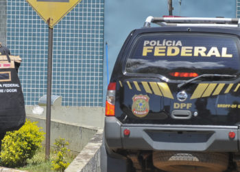 Brasília - A Polícia Federal (PF) prendeu, na manhã de hoje (29), pelo menos 20 pessoas, durante a Operação Monte Carlo, que desmontou uma quadrilha que explorava máquinas caça-níqueis e pagava propina para agentes públicos de segurança. Entre os presos está o chefe do grupo, Carlinhos Cachoeira, empresário de Goiânia.   os Agentes chegam à sede da PF com material apreendido e pessoas detidas na Operação Monte Carlo
