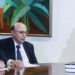 Brasília - Os ministros do Planejamento, Desenvolvimento e Gestão, Dyogo Oliveira, e da Fazenda, Henrique Meirelles e o presidente interino Michel Temer, durante reunião no Planalto (Valter Campanato/Agência Brasil)