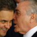 Brasília(DF), 12/05/2016 - Posse dos ministros do governo Michel Temer - Na foto o senador Aécio Neves e o presidente Michel Temer - Foto: Daniel Ferreira/Metrópoles