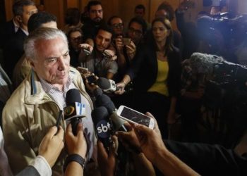 Recife - Presidente Michel Temer durante reunião sobre enchentes que atingem o Estado de Pernambuco.
( Alan Santos/PR)
