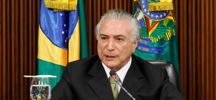 Brasília - DF, 24/05/2016. Presidente Interino Michel Temer durante apresentação das medidas econômicas. Foto: Beto Barata/PR