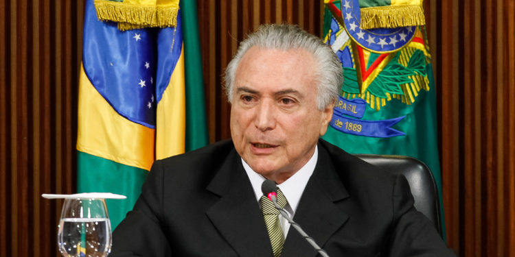 Brasília - DF, 24/05/2016. Presidente Interino Michel Temer durante apresentação das medidas econômicas. Foto: Beto Barata/PR