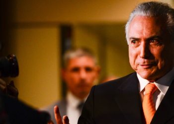 Brasília - O vice-presidente Michel Temer após reunião com a presidenta Dilma Rousseff no Palácio do Planalto (Fabio Rodrigues Pozzebom/Agência Brasil)