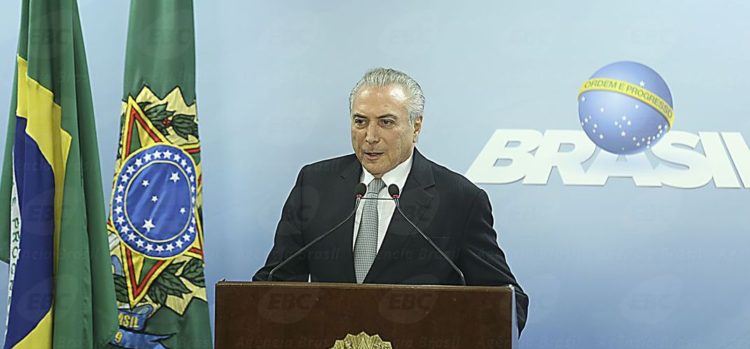 Brasília - Pronunciamento do Presidente Michel Temer