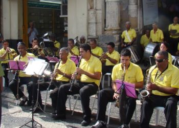 Banda Lyra de Apolo se apresentando
