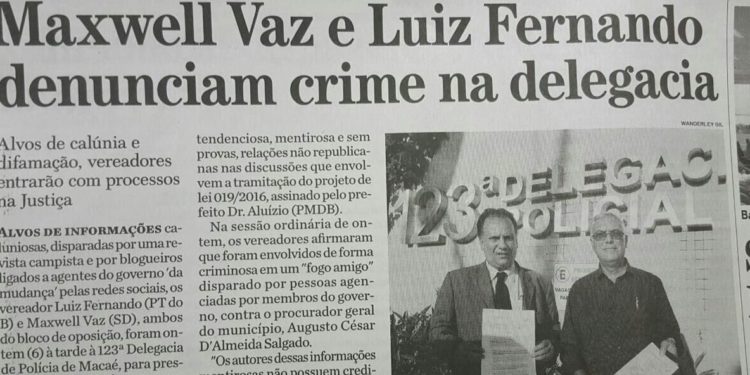 Tentativa de censura contra a imprensa