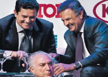 Temer, Aécio e Moro