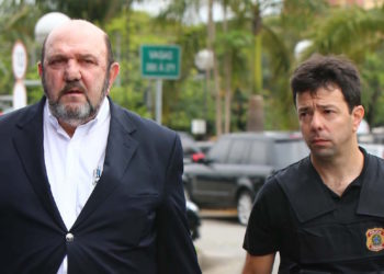 Executivo da UTC, Ricardo Pessoa, preso durante a Operação Lava Jato