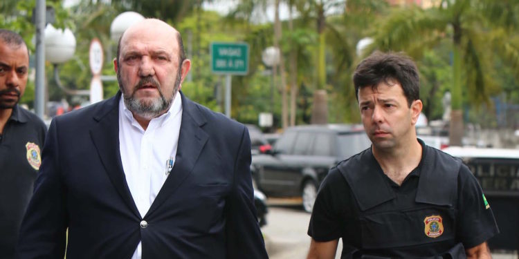 Executivo da UTC, Ricardo Pessoa, preso durante a Operação Lava Jato