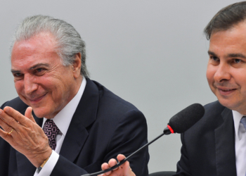 Rodrigo Maia e Michel Temer