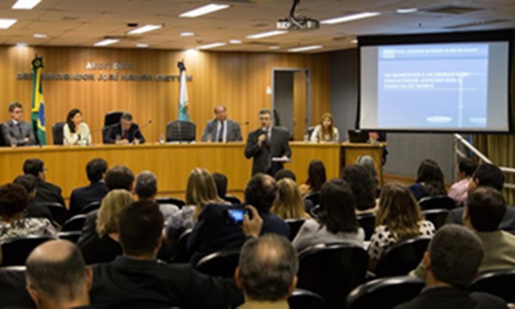 Reunião com prefeitos sobre precatórios | Fonte: TJRJ