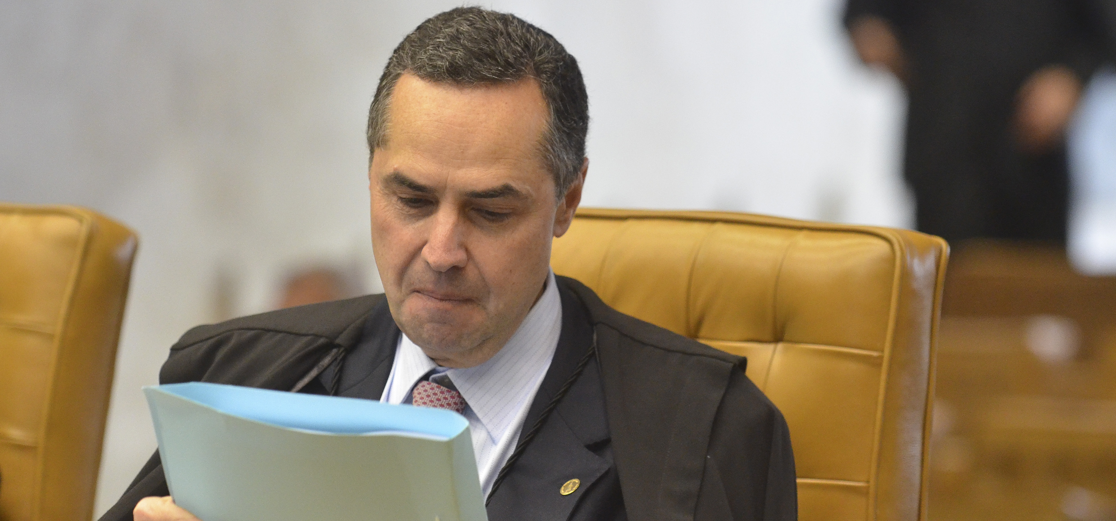 Brasília - STF retoma julgamento de novos recursos do processo do mensalão. Na foto, o ministro do STF Luís Roberto Barroso (José Cruz/Agência Brasil)