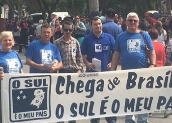 Movimento separatista nos Estados do RS, PR e SC | Foto: Facebook