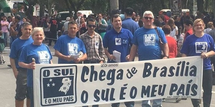 Movimento separatista nos Estados do RS, PR e SC | Foto: Facebook