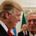 Nova York (EUA) - Os presidentes dos Estados Unidos da América, Donald Trump, e do Brasil, Michel Temer, durante jantar de trabalho oferecido pelo presidente americano (Beto Barata/PR)