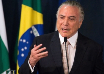 Brasília - O presidente Michel Temer durante cerimônia de posse da nova procuradora-geral da república, Raquel Dodge   (Marcelo Camargo/Agência Brasil)