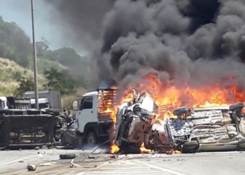 Acidente em Viana (ES) | Foto: Reprodução Twitter