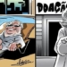 Caricatura do governador do RJ | Imagem: ilustração