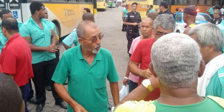 Rodoviários de Campos em greve | Foto: Arquivo