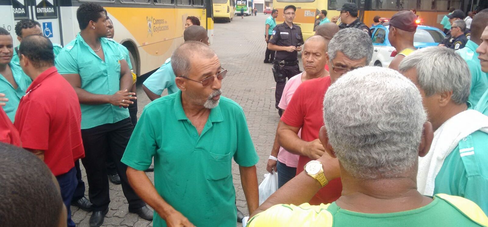 Rodoviários de Campos em greve | Foto: Arquivo