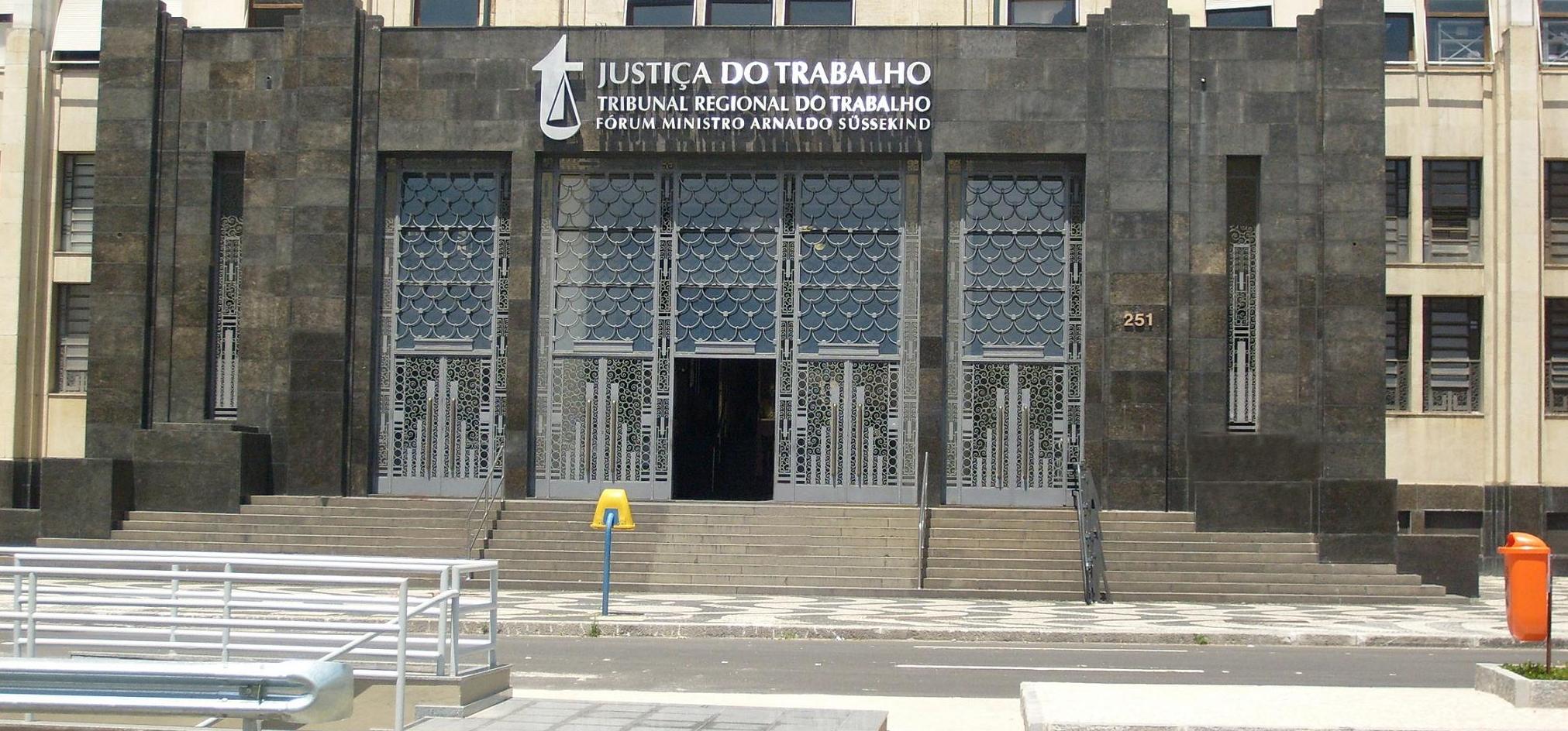 Sede do Tribunal Regional do Trabalho no RJ | Crédito: VIU!