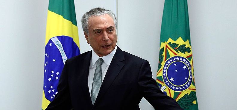 Brasilia - Presidente Michel Temer durante solenidade de assinatura de contrato de financiamento com o município do Rio de Janeiro (Valter Campanato/Agência Brasil)